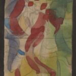Władysław Kozioł | Nr ewid. 0686.3 | wym. 9,1x21 cm, technika: akwarela, papier Władysław Kozioł | Nr ewid. 0686.3 | wym. 9,1x21 cm, technika: akwarela, papier