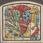 Władysław Kozioł | Nr ewid. 0698.3 | wym. 10,9x10,7 cm, technika: akwarela, papier Władysław Kozioł | Nr ewid. 0698.3 | wym. 10,9x10,7 cm, technika: akwarela, papier