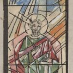 Władysław Kozioł | Nr ewid. 0709.2 | wym. 7,5x31 cm, technika: akwarela, papier Władysław Kozioł | Nr ewid. 0709.2 | wym. 7,5x31 cm, technika: akwarela, papier