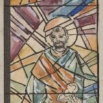 Władysław Kozioł | Nr ewid. 0709.4 | wym. 7,2x31 cm, technika: akwarela, papier Władysław Kozioł | Nr ewid. 0709.4 | wym. 7,2x31 cm, technika: akwarela, papier