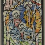Władysław Kozioł | Nr ewid. 0711.1 | wym. 10,9x17,9 cm, technika: akwarela, papier Władysław Kozioł | Nr ewid. 0711.1 | wym. 10,9x17,9 cm, technika: akwarela, papier