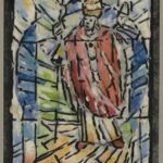 Władysław Kozioł | Nr ewid. 0711.2 | wym. 11,1x17,7 cm, technika: akwarela, papier Władysław Kozioł | Nr ewid. 0711.2 | wym. 11,1x17,7 cm, technika: akwarela, papier