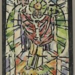 Władysław Kozioł | Nr ewid. 0711.3 | wym. 11,1x17,7 cm, technika: akwarela, papier Władysław Kozioł | Nr ewid. 0711.3 | wym. 11,1x17,7 cm, technika: akwarela, papier