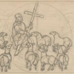 Władysław Kozioł | Nr ewid. 0730.2 | wym. 45x19,2 cm, technika: ołówek, papier Władysław Kozioł | Nr ewid. 0730.2 | wym. 45x19,2 cm, technika: ołówek, papier