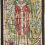 Władysław Kozioł | Nr ewid. 0741 | wym. 14,5x43,4 cm, technika: akwarela, papier Władysław Kozioł | Nr ewid. 0741 | wym. 14,5x43,4 cm, technika: akwarela, papier