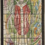 Władysław Kozioł | Nr ewid. 0741 | wym. 14,5x43,4 cm, technika: akwarela, papier Władysław Kozioł | Nr ewid. 0741 | wym. 14,5x43,4 cm, technika: akwarela, papier