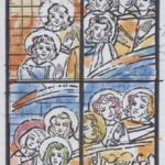 Władysław Kozioł | Nr ewid. 0742.1 | wym. 8,6x37,1 cm, technika: akwarela, papier Władysław Kozioł | Nr ewid. 0742.1 | wym. 8,6x37,1 cm, technika: akwarela, papier