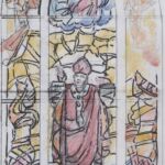 Władysław Kozioł | Nr ewid. 0749 | wym. 17,8x40,5 cm, technika: akwarela, papier Władysław Kozioł | Nr ewid. 0749 | wym. 17,8x40,5 cm, technika: akwarela, papier