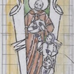 Władysław Kozioł | Nr ewid. 0752 | wym. 12,6x31,2 cm, technika: akwarela, papier Władysław Kozioł | Nr ewid. 0752 | wym. 12,6x31,2 cm, technika: akwarela, papier