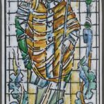 Władysław Kozioł | Nr ewid. 0753 | wym. 11,8x32,8 cm, technika: akwarela, papier Władysław Kozioł | Nr ewid. 0753 | wym. 11,8x32,8 cm, technika: akwarela, papier