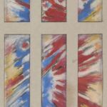Władysław Kozioł | Nr ewid. 0764 | wym. 16,7x35,4 cm, technika: gwasz, papier Władysław Kozioł | Nr ewid. 0764 | wym. 16,7x35,4 cm, technika: gwasz, papier