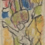 Władysław Kozioł | Nr ewid. 0795.2 | wym. 5,2x26,1 cm, technika: kredka, ołówek, papier Władysław Kozioł | Nr ewid. 0795.2 | wym. 5,2x26,1 cm, technika: kredka, ołówek, papier