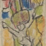 Władysław Kozioł | Nr ewid. 0795.2 | wym. 5,2x26,1 cm, technika: kredka, ołówek, papier Władysław Kozioł | Nr ewid. 0795.2 | wym. 5,2x26,1 cm, technika: kredka, ołówek, papier