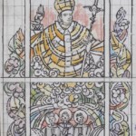 Władysław Kozioł | Nr ewid. 0797 | wym. 18,2x22,7 cm, technika: kredka, akwarela, papier Władysław Kozioł | Nr ewid. 0797 | wym. 18,2x22,7 cm, technika: kredka, akwarela, papier