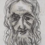 Władysław Kozioł | Nr ewid. 0798 | wym. 19,6x25,4 cm, technika: ołówek, węgiel, papier Władysław Kozioł | Nr ewid. 0798 | wym. 19,6x25,4 cm, technika: ołówek, węgiel, papier