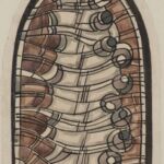 Władysław Kozioł | Nr ewid. 0806 | wym. 12,2x21 cm, technika: akwarela, papier Władysław Kozioł | Nr ewid. 0806 | wym. 12,2x21 cm, technika: akwarela, papier