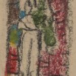 Władysław Kozioł | Nr ewid. 0808.3 | wym. 5,3x20,9 cm, technika: pastel, papier Władysław Kozioł | Nr ewid. 0808.3 | wym. 5,3x20,9 cm, technika: pastel, papier