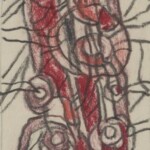 Władysław Kozioł | Nr ewid. 0817 | wym. 7x25,4 cm, technika: ołówek, kredka, papier Władysław Kozioł | Nr ewid. 0817 | wym. 7x25,4 cm, technika: ołówek, kredka, papier