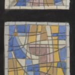 Władysław Kozioł | Nr ewid. 0818 | wym. 8,5x25,1 cm, technika: akwarela, papier Władysław Kozioł | Nr ewid. 0818 | wym. 8,5x25,1 cm, technika: akwarela, papier