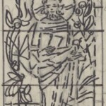 Władysław Kozioł | Nr ewid. 0824.2 | wym. 7,6x17,8 cm, technika: tusz, papier Władysław Kozioł | Nr ewid. 0824.2 | wym. 7,6x17,8 cm, technika: tusz, papier
