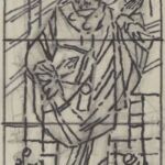 Władysław Kozioł | Nr ewid. 0824.3 | wym. 7,4x18,6 cm, technika: tusz, papier Władysław Kozioł | Nr ewid. 0824.3 | wym. 7,4x18,6 cm, technika: tusz, papier