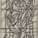 Władysław Kozioł | Nr ewid. 0824.3 | wym. 7,4x18,6 cm, technika: tusz, papier Władysław Kozioł | Nr ewid. 0824.3 | wym. 7,4x18,6 cm, technika: tusz, papier