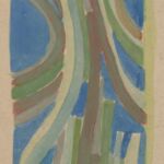 Władysław Kozioł | Nr ewid. 0825 | wym. 10,9x27,8 cm, technika: akwarela, papier Władysław Kozioł | Nr ewid. 0825 | wym. 10,9x27,8 cm, technika: akwarela, papier