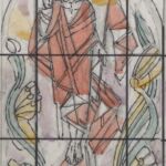 Władysław Kozioł | Nr ewid. 0828 | wym. 12x20,5 cm, technika: akwarela, papier Władysław Kozioł | Nr ewid. 0828 | wym. 12x20,5 cm, technika: akwarela, papier