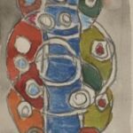 Władysław Kozioł | Nr ewid. 0836.1 | wym. 9,3x16,8 cm, technika: akwarela, papier Władysław Kozioł | Nr ewid. 0836.1 | wym. 9,3x16,8 cm, technika: akwarela, papier