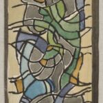 Władysław Kozioł | Nr ewid. 0856 | wym. 12,2x32,7 cm, technika: akwarela, papier Władysław Kozioł | Nr ewid. 0856 | wym. 12,2x32,7 cm, technika: akwarela, papier