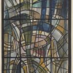 Władysław Kozioł | Nr ewid. 0863 | wym. 15,3x27 cm, technika: akwarela, papier Władysław Kozioł | Nr ewid. 0863 | wym. 15,3x27 cm, technika: akwarela, papier