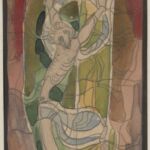 Władysław Kozioł | Nr ewid. 0864 | wym. 12,6x28,2 cm, technika: akwarela, papier Władysław Kozioł | Nr ewid. 0864 | wym. 12,6x28,2 cm, technika: akwarela, papier