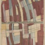 Władysław Kozioł | Nr ewid. 0884 | wym. 8,5x27,8 cm, technika: akwarela, papier Władysław Kozioł | Nr ewid. 0884 | wym. 8,5x27,8 cm, technika: akwarela, papier