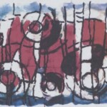 Władysław Kozioł | Nr ewid. 0886.1 | wym. 24,8x10,1 cm, technika: akwarela, papier Władysław Kozioł | Nr ewid. 0886.1 | wym. 24,8x10,1 cm, technika: akwarela, papier