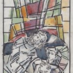 Władysław Kozioł | Nr ewid. 0888.2 | wym. 10,7x29,5 cm, technika: akwarela, papier Władysław Kozioł | Nr ewid. 0888.2 | wym. 10,7x29,5 cm, technika: akwarela, papier