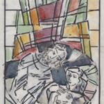 Władysław Kozioł | Nr ewid. 0888.2 | wym. 10,7x29,5 cm, technika: akwarela, papier Władysław Kozioł | Nr ewid. 0888.2 | wym. 10,7x29,5 cm, technika: akwarela, papier