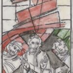 Władysław Kozioł | Nr ewid. 0890 | wym. 10,6x29,3 cm, technika: akwarela, papier Władysław Kozioł | Nr ewid. 0890 | wym. 10,6x29,3 cm, technika: akwarela, papier