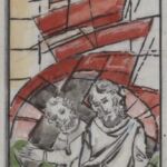 Władysław Kozioł | Nr ewid. 0892.1 | wym. 11,2x29,5 cm, technika: akwarela, papier Władysław Kozioł | Nr ewid. 0892.1 | wym. 11,2x29,5 cm, technika: akwarela, papier