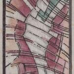 Władysław Kozioł | Nr ewid. 0894 | wym. 11,3x28,8 cm, technika: akwarela, papier Władysław Kozioł | Nr ewid. 0894 | wym. 11,3x28,8 cm, technika: akwarela, papier