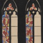 Władysław Kozioł | Nr ewid. 0904 | wym. 25,7x30,2 cm, technika: akwarela, papier Władysław Kozioł | Nr ewid. 0904 | wym. 25,7x30,2 cm, technika: akwarela, papier
