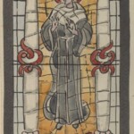 Władysław Kozioł | Nr ewid. 0915 | wym. 12,9x34,1 cm, technika: akwarela, papier Władysław Kozioł | Nr ewid. 0915 | wym. 12,9x34,1 cm, technika: akwarela, papier