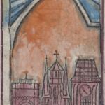 Władysław Kozioł | Nr ewid. 0923 | wym. 14,1x36,1 cm, technika: akwarela, papier Władysław Kozioł | Nr ewid. 0923 | wym. 14,1x36,1 cm, technika: akwarela, papier