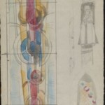 Władysław Kozioł | Nr ewid. 0925 | wym. 20x41,1 cm, technika: ołówek, akwarela, papier Władysław Kozioł | Nr ewid. 0925 | wym. 20x41,1 cm, technika: ołówek, akwarela, papier