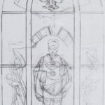 Władysław Kozioł | Nr ewid. 0933 | wym. 18x41,4 cm, technika: ołówek, papier Władysław Kozioł | Nr ewid. 0933 | wym. 18x41,4 cm, technika: ołówek, papier