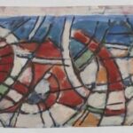 Władysław Kozioł | Nr ewid. 0934 | wym. 40x8 cm, technika: akwarela, gwasz, papier Władysław Kozioł | Nr ewid. 0934 | wym. 40x8 cm, technika: akwarela, gwasz, papier
