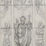 Władysław Kozioł | Nr ewid. 0936 | wym. 17,9x40,8 cm, technika: ołówek, papier Władysław Kozioł | Nr ewid. 0936 | wym. 17,9x40,8 cm, technika: ołówek, papier