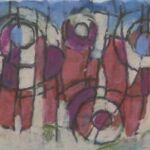 Władysław Kozioł | Nr ewid. 0956.2 | wym. 18,5x6,8 cm, technika: akwarela, gwasz, papier Władysław Kozioł | Nr ewid. 0956.2 | wym. 18,5x6,8 cm, technika: akwarela, gwasz, papier