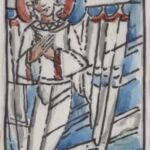 Władysław Kozioł | Nr ewid. 0965 | wym. 7,9x20,4 cm, technika: akwarela, papier Władysław Kozioł | Nr ewid. 0965 | wym. 7,9x20,4 cm, technika: akwarela, papier