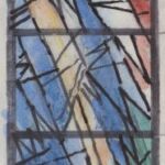 Władysław Kozioł | Nr ewid. 0967 | wym. 6x19,2 cm, technika: akwarela, papier Władysław Kozioł | Nr ewid. 0967 | wym. 6x19,2 cm, technika: akwarela, papier