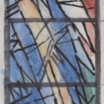 Władysław Kozioł | Nr ewid. 0967 | wym. 6x19,2 cm, technika: akwarela, papier Władysław Kozioł | Nr ewid. 0967 | wym. 6x19,2 cm, technika: akwarela, papier
